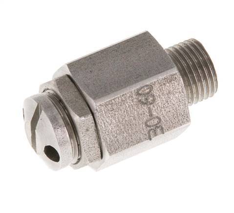 G 1/8'' Edelstahl 303 Einstellbares Sicherheitsventil 30-60 bar (435.11-870.22 psi)