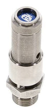 G 1/2'' Stainless steel 316 Ti Pre-Set Safety Valve 2.5 bar (36.26 psi) DN 10