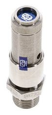 G 1/2'' Stainless steel 316 Ti Pre-Set Safety Valve 2.5 bar (36.26 psi) DN 10