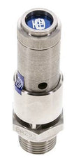 G 1/2'' Stainless steel 316 Ti Pre-Set Safety Valve 2.5 bar (36.26 psi) DN 10