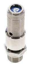 G 1/2'' Stainless steel 316 Ti Pre-Set Safety Valve 2.5 bar (36.26 psi) DN 10