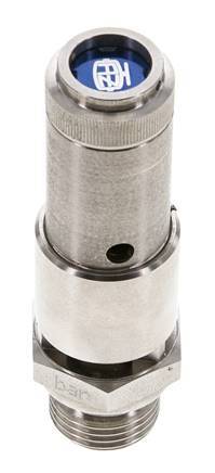 G 1/2'' Edelstahl 316 Ti Voreinstellbares Sicherheitsventil 6,5 bar (94,28 psi) DN 10