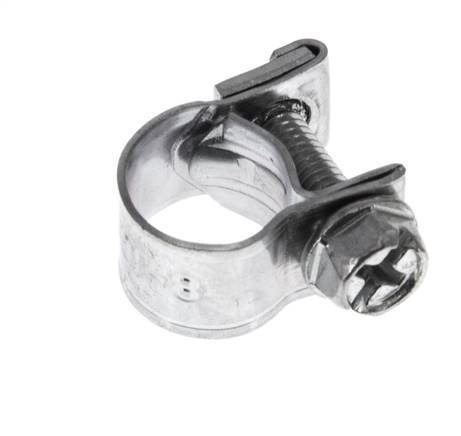 sl-10 mini schlauchschelle verzinkter stahl 8-10mm