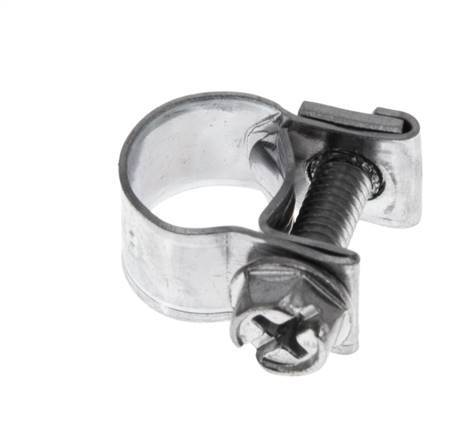 sl-10 mini schlauchschelle verzinkter stahl 8-10mm