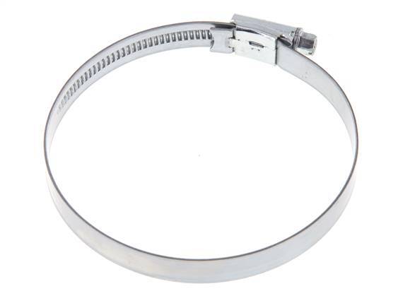 80 - 100 mm Hose Clamp with a Galvanised Steel 12 mm band - Ideal [5 Pieces]