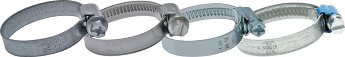 80 - 100 mm Hose Clamp with a Galvanised Steel 9 mm band - Norma [10 Pieces]