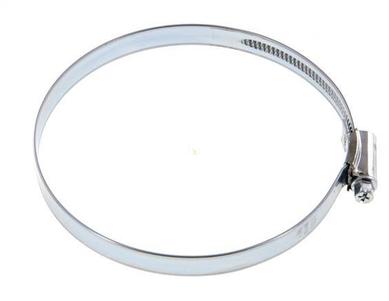 100 - 120 mm Hose Clamp with a Galvanised Steel 12 mm band - Ideal [5 Pieces]