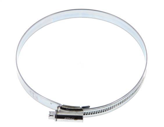 100 - 120 mm Hose Clamp with a Galvanised Steel 12 mm band - Ideal [5 Pieces]