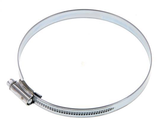 100 - 120 mm Hose Clamp with a Galvanised Steel 12 mm band - Ideal [5 Pieces]