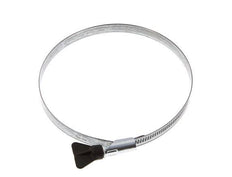 130 - 150 mm Hose Clamp with a Galvanised Steel 12 mm band With Butterfly Handle - Norma [2 Pieces]