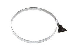 130 - 150 mm Hose Clamp with a Galvanised Steel 12 mm band With Butterfly Handle - Norma [2 Pieces]