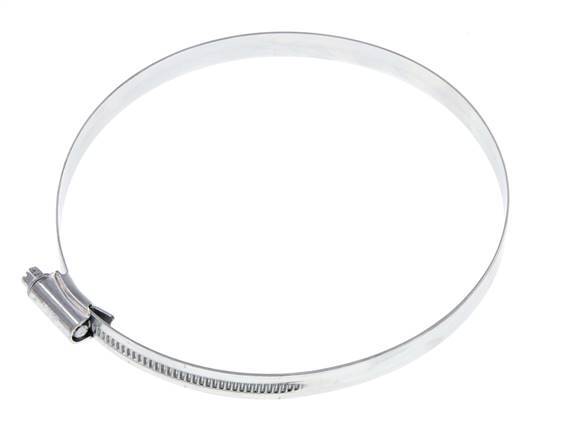 130 - 150 mm Hose Clamp with a Galvanised Steel 12 mm band - Ideal [2 Pieces]