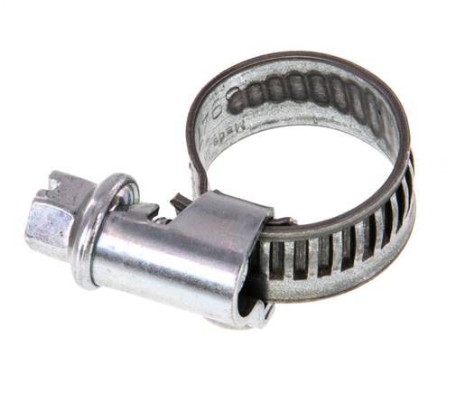 10 - 16 mm Hose Clamp with a Galvanised Steel 9 mm band - Norma [20 Pieces]