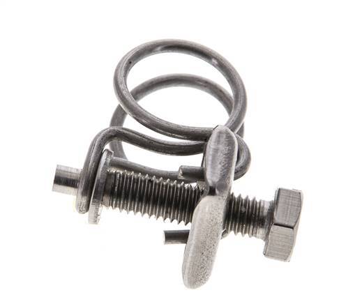 13 - 16 mm Hose Clamp Galvanised Steel