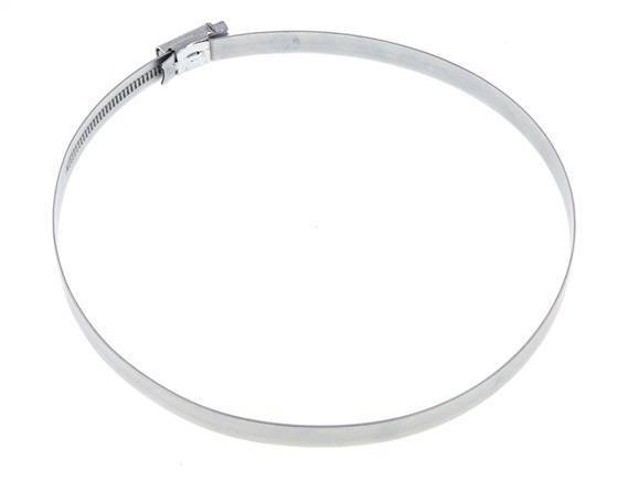 170 - 190 mm Hose Clamp with a Galvanised Steel 12 mm band - Ideal [2 Pieces]