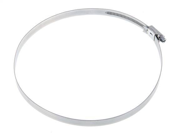 170 - 190 mm Hose Clamp with a Galvanised Steel 12 mm band - Ideal [2 Pieces]