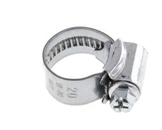 12 - 20 mm Hose Clamp with a Galvanised Steel 12 mm band - Ideal [10 Pieces]