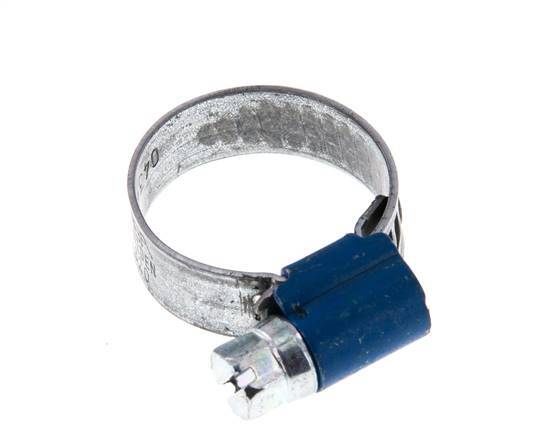 12 - 20 mm Hose Clamp with a Galvanised Steel 9 mm band - Aba [5 Pieces]