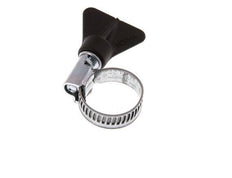 12 - 22 mm Hose Clamp with a Galvanised Steel 9 mm band With Butterfly Handle - Norma [10 Pieces]