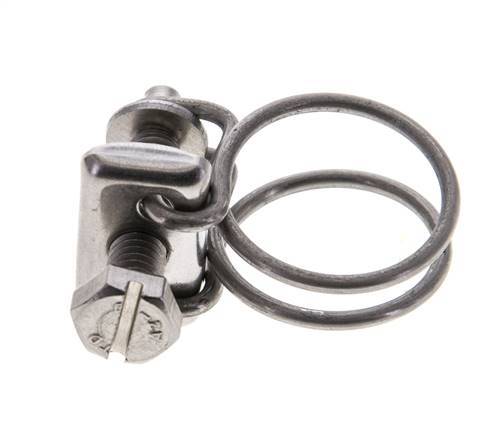 19 - 22 mm Hose Clamp Stainless Steel 304 [2 Pieces]