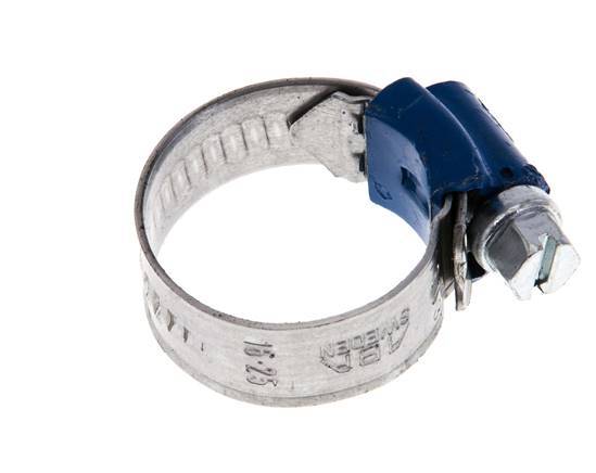 16 - 25 mm Hose Clamp with a Galvanised Steel 12 mm band - Aba [5 Pieces]