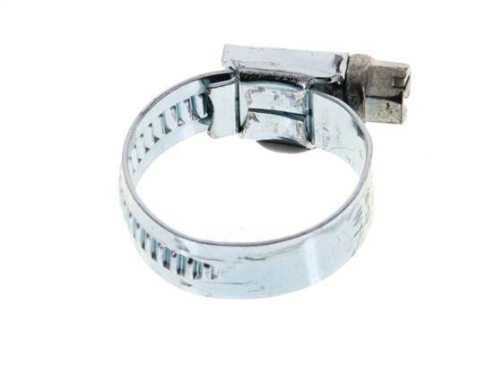 16 - 25 mm Hose Clamp with a Galvanised Steel 9 mm band - Ideal [10 Pieces]