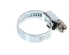 16 - 25 mm Hose Clamp with a Galvanised Steel 9 mm band - Ideal [10 Pieces]