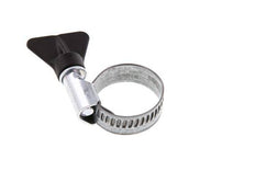 16 - 27 mm Hose Clamp with a Galvanised Steel 12 mm band With Butterfly Handle - Norma [5 Pieces]