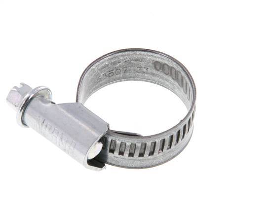 16 - 27 mm Hose Clamp with a Galvanised Steel 12 mm band - Norma [10 Pieces]