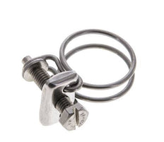 22 - 26 mm Hose Clamp Stainless Steel 304 [2 Pieces]