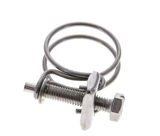 26 - 30 mm Hose Clamp Stainless Steel 304 [2 Pieces]