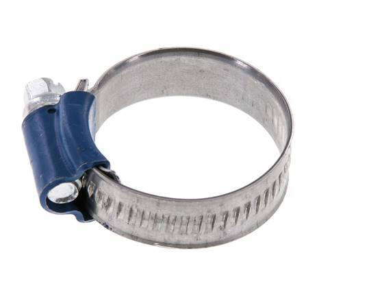 20 - 32 mm Hose Clamp with a Galvanised Steel 12 mm band - Aba [5 Pieces]