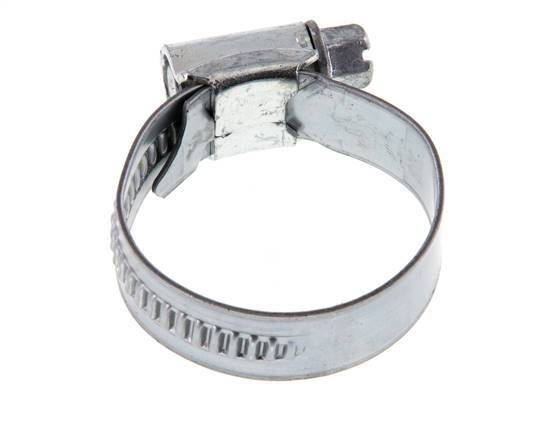 20 - 32 mm Hose Clamp with a Galvanised Steel 12 mm band - Ideal [5 Pieces]