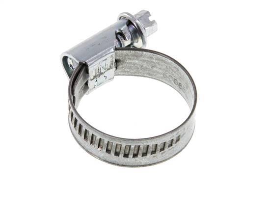 20 - 32 mm Hose Clamp with a Galvanised Steel 12 mm band - Norma [10 Pieces]