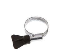 20 - 32 mm Hose Clamp with a Galvanised Steel 9 mm band With Butterfly Handle - Norma [5 Pieces]