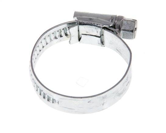 20 - 32 mm Hose Clamp with a Galvanised Steel 9 mm band - Ideal [10 Pieces]