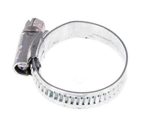 20 - 32 mm Hose Clamp with a Galvanised Steel 9 mm band - Ideal [10 Pieces]