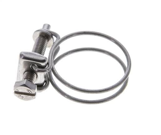 31 - 35 mm Hose Clamp Stainless Steel 304 [2 Pieces]