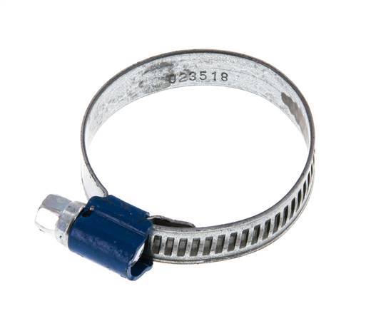 25 - 40 mm Hose Clamp with a Galvanised Steel 9 mm band - Aba [5 Pieces]