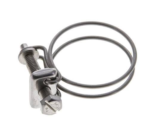 38 - 43 mm Hose Clamp Galvanised Steel