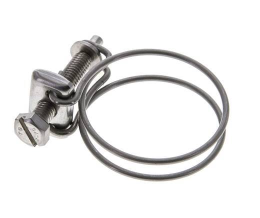 38 - 43 mm Hose Clamp Galvanised Steel