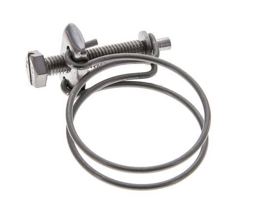 38 - 43 mm Hose Clamp Galvanised Steel