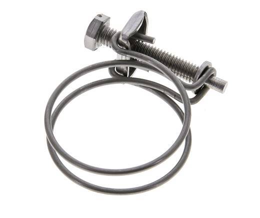 38 - 43 mm Hose Clamp Galvanised Steel