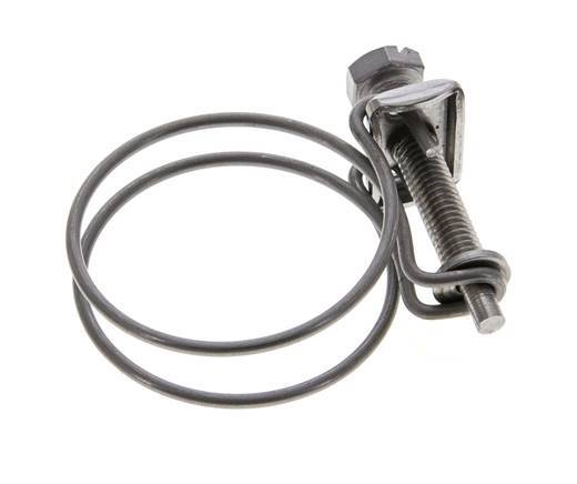 38 - 43 mm Hose Clamp Galvanised Steel