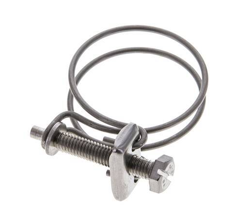 38 - 43 mm Hose Clamp Galvanised Steel