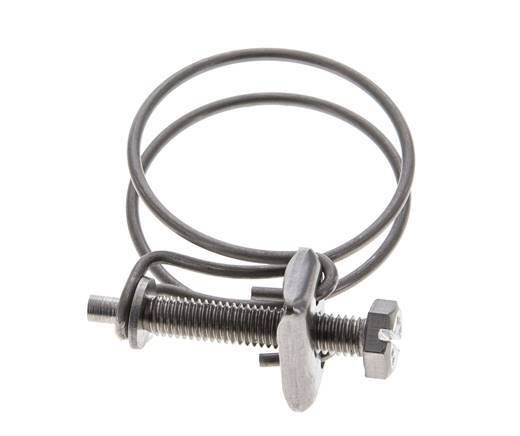 38 - 43 mm Hose Clamp Galvanised Steel