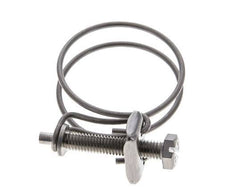 38 - 43 mm Hose Clamp Galvanised Steel
