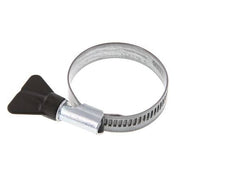 35 - 50 mm Hose Clamp with a Galvanised Steel 12 mm band With Butterfly Handle - Norma [5 Pieces]