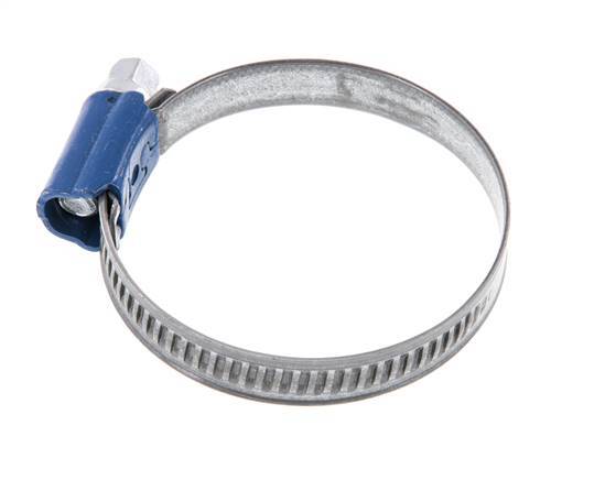 35 - 50 mm Hose Clamp with a Galvanised Steel 9 mm band - Aba [5 Pieces]