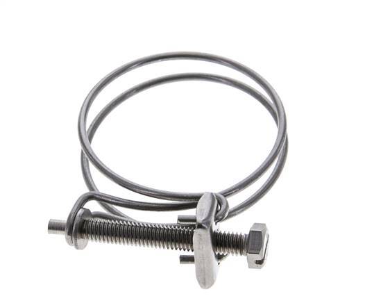 50 - 55 mm Hose Clamp Stainless Steel 304 [2 Pieces]